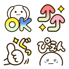 [LINE絵文字] だいふくまる絵文字4の画像