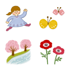 [LINE絵文字] 季節の絵文字【3月】の画像