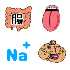 [LINE絵文字] 人体の構造のよく使いそうな一部ですの画像