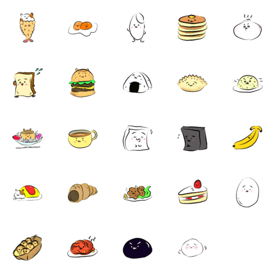[LINE絵文字]ハム飯の画像一覧