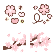 [LINE絵文字] 桜満開！絵文字2の画像