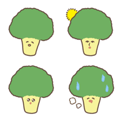 [LINE絵文字] はごたえブロッコリー絵文字3の画像