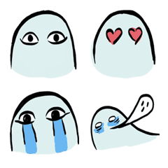 [LINE絵文字] メジェドとともにの画像