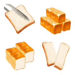 [LINE絵文字] パンです 3 「食パン」の画像