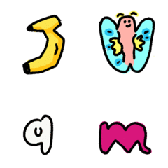 [LINE絵文字] Banana is Jの画像
