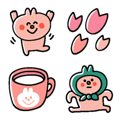 [LINE絵文字] 色々絵文字“ゆるウサギさん”の画像
