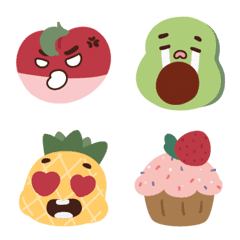 [LINE絵文字] fruity gang emojiの画像