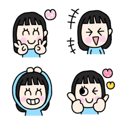 [LINE絵文字] ゆきちゃん絵文字の画像