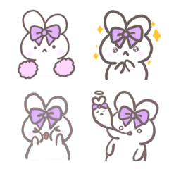 [LINE絵文字] Cute rabbit Kathyの画像