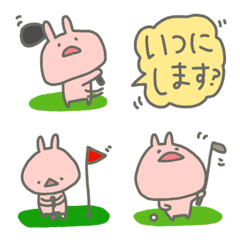 [LINE絵文字] うーさんゴルフの画像