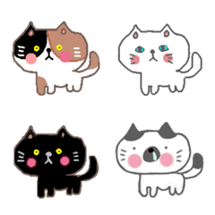 [LINE絵文字] 猫の気持ち絵文字の画像