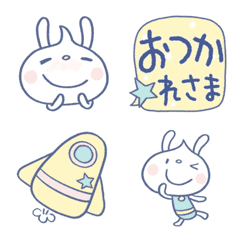 [LINE絵文字] ピポパうさぎ絵文字の画像