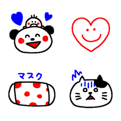 [LINE絵文字] ★3色ボールペンな絵文字★の画像