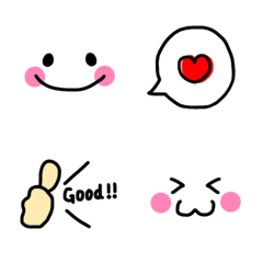 [LINE絵文字] シンプル可愛い絵文字♡の画像