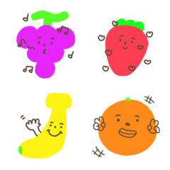 [LINE絵文字] かわいい野菜と果物たちの画像