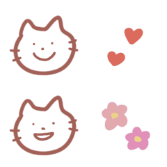 [LINE絵文字] ◎ノートの落書きネコちゃん◎の画像