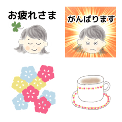 女性仕事用◎ 敬語◎ 絵文字の絵文字メイン画像