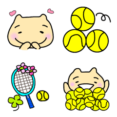 [LINE絵文字] テニス大好き！の画像