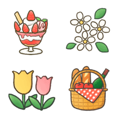 [LINE絵文字] うららかな春♦︎絵文字の画像