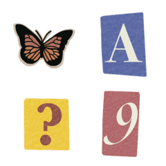 [LINE絵文字] Alphabet letters and Numbers Mood :-)の画像