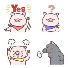 Line絵文字 童話モチーフ 三匹の子豚 40種類 1円