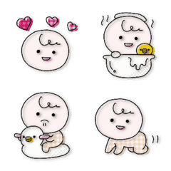 [LINE絵文字] 赤ちゃん絵文字♡my sweet baby♡の画像