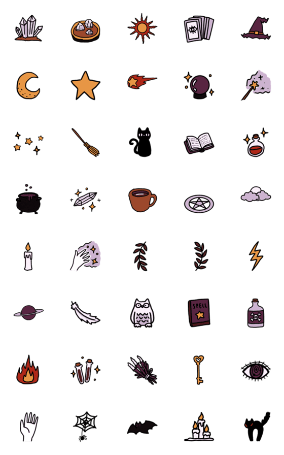 [LINE絵文字]Witchcraftの画像一覧