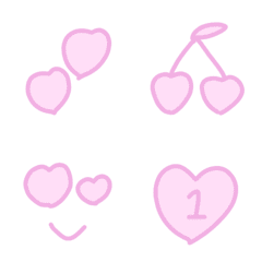 [LINE絵文字] pink♡aprilの画像