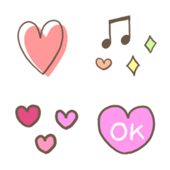 [LINE絵文字] カラフル♡ぷち絵文字の画像