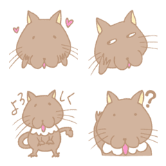 [LINE絵文字] かわいいデグーの絵文字の画像