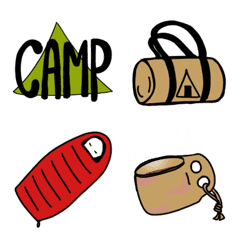 [LINE絵文字] キャンプ用アウトドアの画像