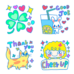 [LINE絵文字] Colorful Mood 05の画像