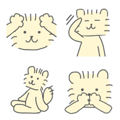 [LINE絵文字] ねこのろっきぃ3(喜怒哀楽)の画像