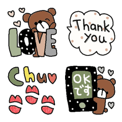 [LINE絵文字] (色んな絵文字セット121大人可愛いシンプルの画像