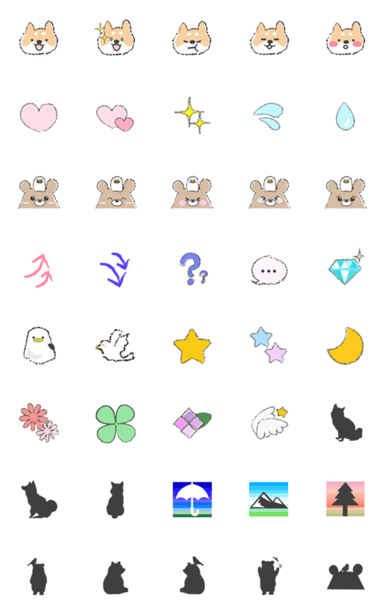 [LINE絵文字]地球を守る私たち(絵文字ver.)の画像一覧