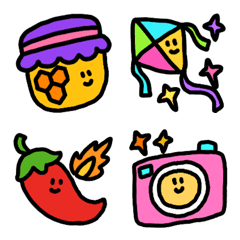 Cuteness overload colorful funny emojiの絵文字メイン画像