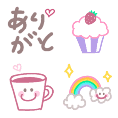 [LINE絵文字] やっぱりシンプルが使いやすい！の画像