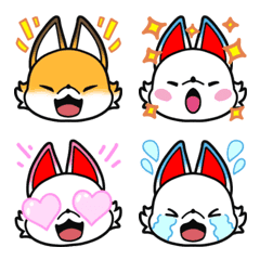 [LINE絵文字] 蕾狐絵文字の画像