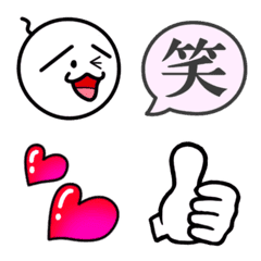 [LINE絵文字] 毛が一本の忠太君（mini）の画像