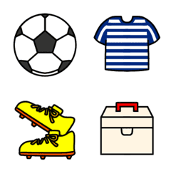 [LINE絵文字] サッカー持ち物リストの画像