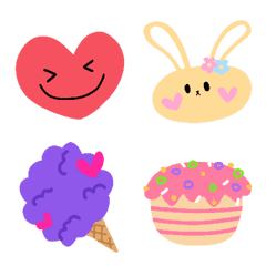 [LINE絵文字] Cuteness happy day emojiの画像