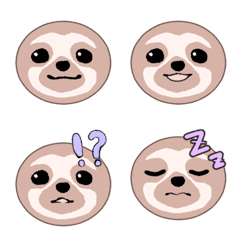 ナマケモノ顔文字の絵文字メイン画像