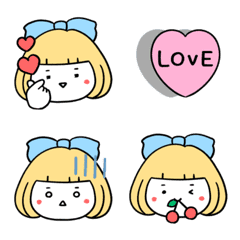 [LINE絵文字] おとな可愛い❤️女の子の絵文字の画像