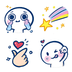 [LINE絵文字] cute emoji with smileの画像