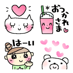 [LINE絵文字] 絵文字＊時々プチなスタンプ＊2の画像