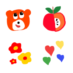 レトロで可愛い絵文字の絵文字メイン画像