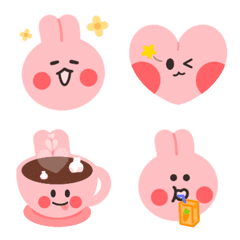 [LINE絵文字] rabbit cake emojiの画像