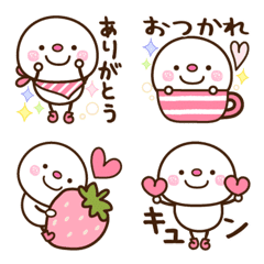 [LINE絵文字] スタンプ絵文字♡もっちの画像