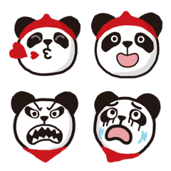 [LINE絵文字] Happy Panda  Pandaの画像