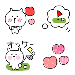 [LINE絵文字] ゴルフくまさん♡の画像